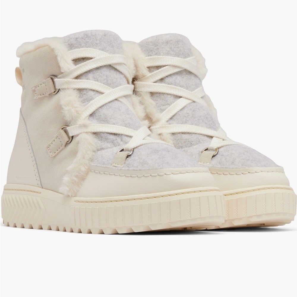 Sorel One Ave Alpine Faux Fur Trim Waterproof Boot